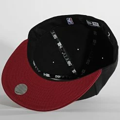 Promo ⌛ Casquette Fitted 59Fifty NBA Basic 10861622 Miami Heat Noir Rouge de New Era 🥰 -New Era Soldes 2022 new balance 269345 10861622 20210616T145331 03