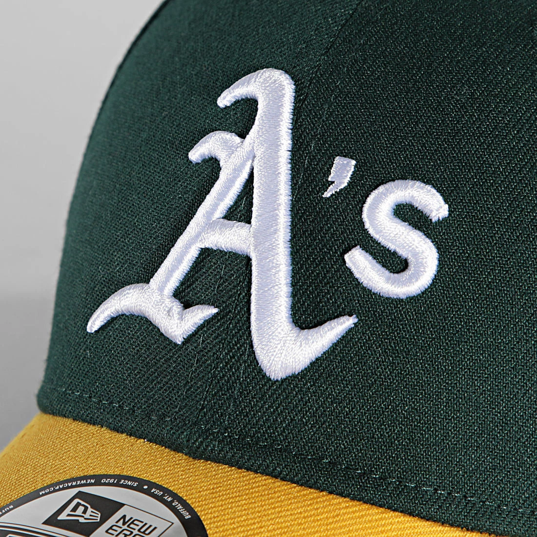 Tout neuf 😀 Casquette The League MLB Oakland Athletics 9 Forty Vert Jaune de New Era ❤️ 2 Tout neuf 😀 Casquette The League MLB Oakland Athletics 9 Forty Vert Jaune de New Era ❤️ – Image 2