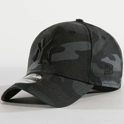 Grosses soldes 👍 Casquette League Essential New York Yankees 12051998 Gris Anthracite Camouflage de New Era 💯