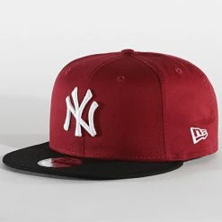 Le moins cher 🔥 Casquette Snapback 9Fifty Colour Block 12122744 New York Yankees Bordeaux de New Era 🥰