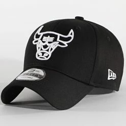 Bon marché 🎁 Casquette 9Forty NBA Essential 12292586 Chicago Bulls Noir de New Era 🌟
