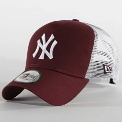 Top 10 🤩 Casquette Trucker 9Forty Jersey 12523893 New York Yankees Bordeaux de New Era 😀