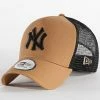 Grosses soldes 🤩 Casquette Trucker Essential AF New York Yankees 12589246 Camel Noir de New Era 😉