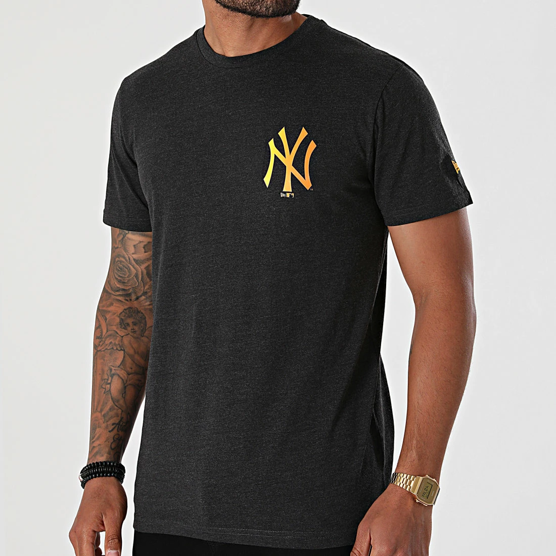 Grosses soldes 🎁 Tee 👚 Shirt MLB Neon New York Yankees 12720149 Gris Anthracite Chiné de New Era ⌛ 1 Grosses soldes 🎁 Tee 👚 Shirt MLB Neon New York Yankees 12720149 Gris Anthracite Chiné de New Era ⌛
