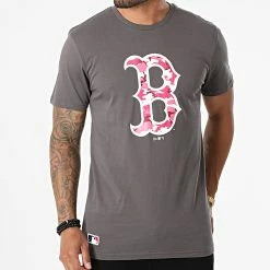 Coupon ⌛ Tee 👕 Shirt MLB Camo Boston Red Sox 12720169 Gris Anthracite de New Era 🎉 -New Era Soldes 2022 new era 265509 12720169 20210603T120512 03