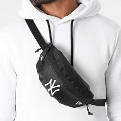 Budget 🔥 Sac Banane Mini Waist Bag 60137393 New York Yankees Noir de New Era 🤩