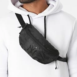 Promo 🤩 Sac Banane Mini Waist Bag 60137398 New York Yankees Noir de New Era 🔔