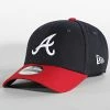 Sortie 😍 Casquette 9Forty The League 10047507 Atlanta Braves Bleu Marine de New Era 😍