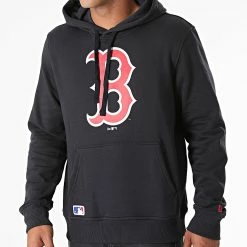 Tout neuf 🎉 Sweat Capuche Boston Red Sox 11421874 Bleu Marine de New Era 🧨