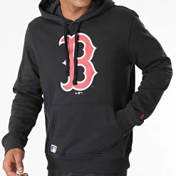 Tout neuf 🎉 Sweat Capuche Boston Red Sox 11421874 Bleu Marine de New Era 🧨 -New Era Soldes 2022 new era 269294 11421874 20210610T155453 03