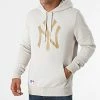 Meilleure affaire ❤️ Sweat Capuche Team Logo New York Yankees 12033505 Beige de New Era ❤️