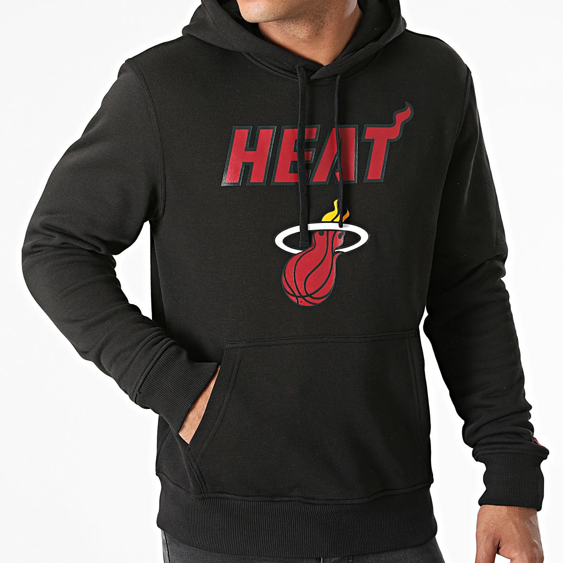 Nouveau 🔥 Sweat Capuche Miami Heat Team Logo 11530757 Noir de New Era 👍 3 Nouveau 🔥 Sweat Capuche Miami Heat Team Logo 11530757 Noir de New Era 👍 – Image 3