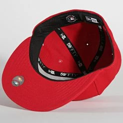 Meilleure vente 🤩 Casquette Fitted 59Fifty MLB Basic 10047498 Los Angeles Dodgers Rouge de New Era 🛒 -New Era Soldes 2022 new era 269338 10047498 20210621T102519 04