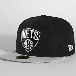 Vente flash 🔔 Casquette Fitted 59Fifty NBA Basic 10862335 Brooklyn Nets Noir de New Era 🔥
