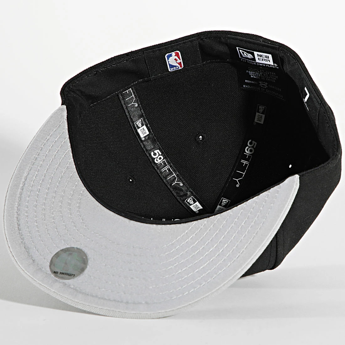 Vente flash 🔔 Casquette Fitted 59Fifty NBA Basic 10862335 Brooklyn Nets Noir de New Era 🔥 4 Vente flash 🔔 Casquette Fitted 59Fifty NBA Basic 10862335 Brooklyn Nets Noir de New Era 🔥 – Image 4