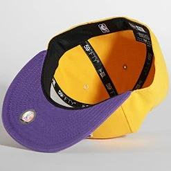 Offres 🎁 Casquette Fitted 59Fifty NBA Basic 10861623 Los Angeles Lakers Jaune Violet de New Era ❤️ -New Era Soldes 2022 new era 269344 10861623 20210621T102451 04