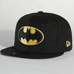 Le moins cher 😉 Casquette Fitted 59Fifty Character Basic 10862338 Batman Noir de New Era 🔔