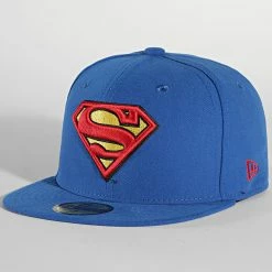 Acheter 🤩 Casquette Fitted 59Fifty Character Basic 10862337 Superman Bleu Roi de New Era 👍