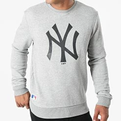 Remise ✔️ Sweat Crewneck Team Logo New York Yankees 11863704 Gris Chiné de New Era 🤩 -New Era Soldes 2022 new era 269360 11863704 20210611T150036 03