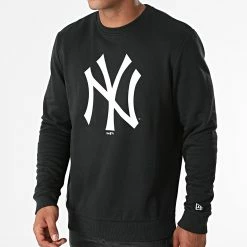 Offres ✨ Sweat Crewneck Team Logo New York Yankees 11863705 Noir de New Era ❤️