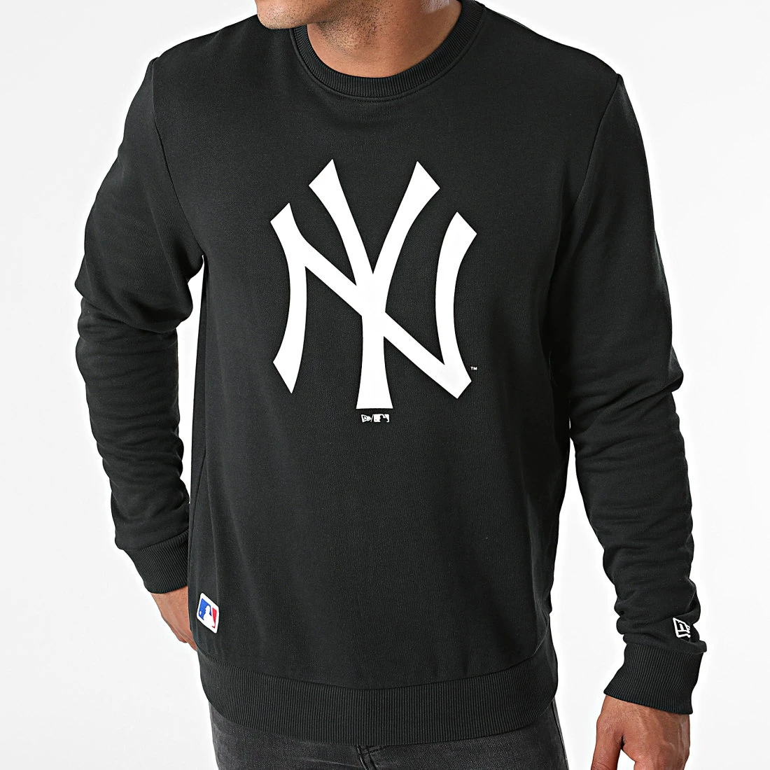 Offres ✨ Sweat Crewneck Team Logo New York Yankees 11863705 Noir de New Era ❤️ 3 Offres ✨ Sweat Crewneck Team Logo New York Yankees 11863705 Noir de New Era ❤️ – Image 3