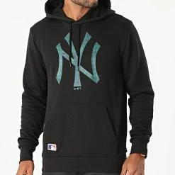 Acheter 👏 Sweat Capuche New York Yankees 12827257 Noir de New Era 🔥