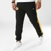Sortie 🔥 Pantalon Jogging A Bandes Los Angeles Lakers 12827206 Noir Moutarde de New Era ⌛