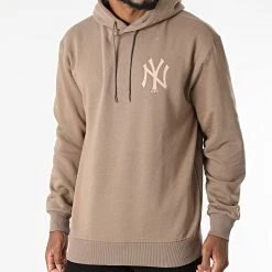 Tout neuf 🤩 Sweat Capuche New York Yankees 12890956 Marron Clair de New Era 🔥 -New Era Soldes 2022 new era 282451 12890956 20210903T135259 01