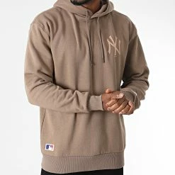 Tout neuf 🤩 Sweat Capuche New York Yankees 12890956 Marron Clair de New Era 🔥