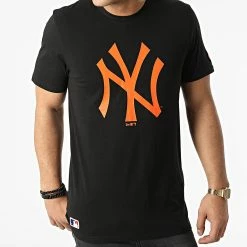 Top 10 💯 Tee 👕 Shirt MLB Seasonal Team Logo New York Yankees 12869852 Noir de New Era 😉 -New Era Soldes 2022 new era 292964 12869852 20211210T160258 03