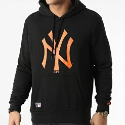 Budget 🧨 Sweat Capuche MLB Seasonal Team Logo New York Yankees 12869860 Noir de New Era 🧨