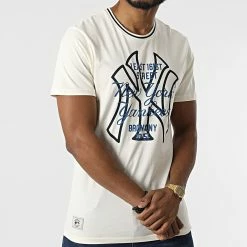 Vente flash 🔥 Tee 👚 Shirt Heritage New York Yankees 12893156 Beige de New Era 🛒 -New Era Soldes 2022 new era 298193 12893156 20220120T122241 03