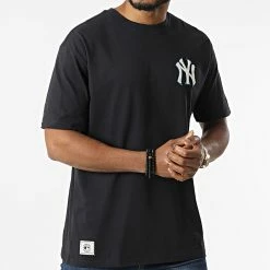 Meilleure affaire 🤩 Tee 👕 Shirt Heritage Patch Oversized New York Yankees 12893152 Noir de New Era 🔔 -New Era Soldes 2022 new era 298195 12893152 20220120T123333 03