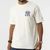 Vente flash 🌟 Tee 👕 Shirt Heritage Patch Oversized New York Yankees 12893151 Beige de New Era 😀