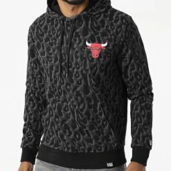 Les meilleures critiques de 🥰 Sweat Capuche Léopard Seasonal AOP Chicago Bulls 12893093 Noir Gris Anthracite de New Era 😀