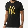 Vente flash 🌟 Tee 👕 Shirt Seasonal Team Logo New York Yankees 12893128 Noir de New Era ✔️