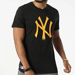 Vente flash 🌟 Tee 👕 Shirt Seasonal Team Logo New York Yankees 12893128 Noir de New Era ✔️ -New Era Soldes 2022 new era 299007 12893128 20220119T145845 03
