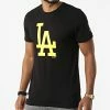 Acheter 🎁 Tee 👚 Shirt Seasonal Team Logo Los Angeles Dodgers 12893128 Noir de New Era 😍
