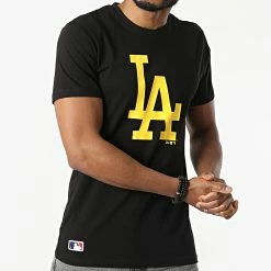Acheter 🎁 Tee 👚 Shirt Seasonal Team Logo Los Angeles Dodgers 12893128 Noir de New Era 😍 -New Era Soldes 2022 new era 299008 12893129 20220119T150152 03