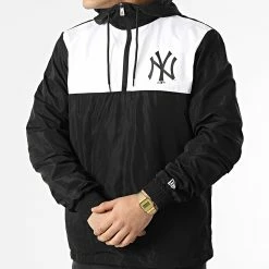 Grosses soldes 🛒 Coupe-vent Capuche MLB Colorblock New York Yankees 12893158 Noir de New Era ⌛ -New Era Soldes 2022 new era 300324 12893158 20220131T145851 03