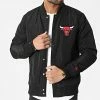 Acheter 😍 Veste Bomber NBA Chicago Bulls Team Logo 12893085 Noir de New Era ✨