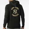 Top 10 🤩 Sweat Capuche MLB Logo Metallic Print New York Yankees Noir Doré de New Era ✨