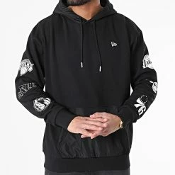 Top 10 👏 Sweat Capuche Distressed NBA 12893164 Noir de New Era ✔️ -New Era Soldes 2022 new era 304319 12893164 20220224T095918 03
