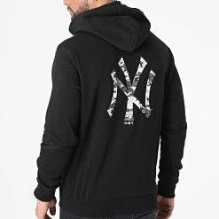 Le moins cher ❤️ Sweat Capuche Infill New York Yankees 12893136 Noir de New Era 🛒 -New Era Soldes 2022 new era 305096 12893136 20220222T162750 04
