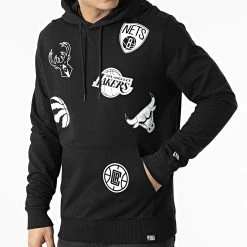 Meilleur prix ⭐ Sweat Capuche NBA Multi Team Logo 12590896 Noir de New Era 🎉 -New Era Soldes 2022 new era 309132 12590896 20220318T160636 03