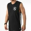 Coupon 🥰 Tee 👕 Shirt A Bandes Sans Manches MLB Left Chest Logo New York Yankees 13083946 Noir de New Era 🛒