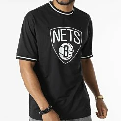 Budget 🛒 Tee 👕 Shirt Oversize NBA Mesh Team Logo Brooklyn Nets 13083911 Noir de New Era 🌟 -New Era Soldes 2022 new era 313859 13083911 20220408T151104 03
