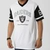Meilleure affaire ✔️ Tee 👕 Shirt Col V Las Vegas Raiders 13116157 Blanc de New Era 😍