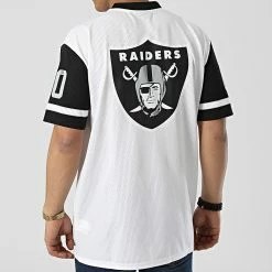 Meilleure affaire ✔️ Tee 👕 Shirt Col V Las Vegas Raiders 13116157 Blanc de New Era 😍 -New Era Soldes 2022 new era 313912 13116157 20220420T135640 04