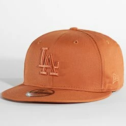 Sortie ⌛ Casquette Snapback 9Fifty League Essential Los Angeles Dodgers Camel de New Era 🥰